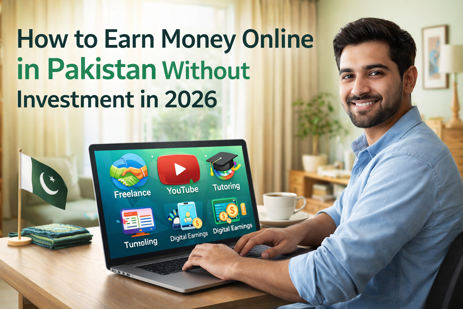 how to earn money online in Pakistan without investment in 2026